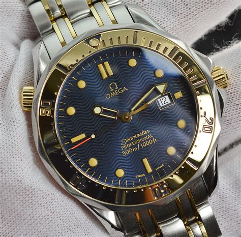 mens gold omega watch